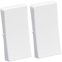 LK Fuga tangentsæt til dobbeltafbryder, ny model - hvid