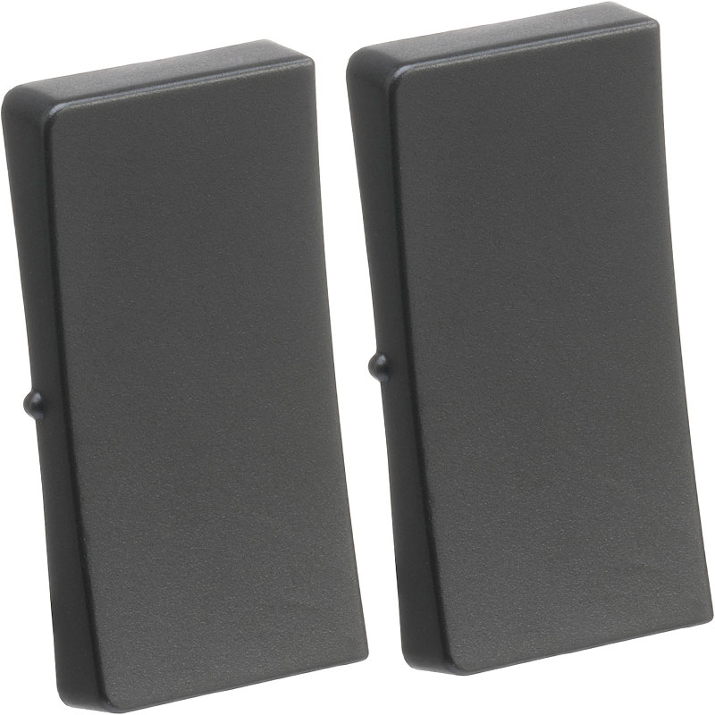 LK Fuga tangentsæt til dobbeltafbryder, ny model - koksgrå