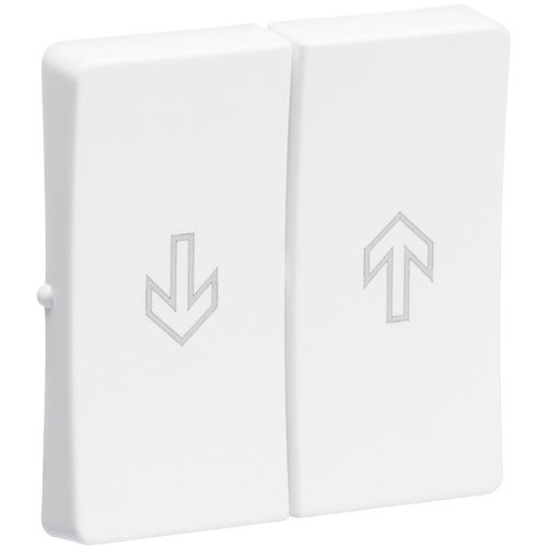 LK FUGA® afbryder 16A Tangent ½ modul, hvid (ny type)