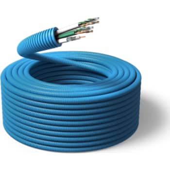 Flexrør 20mm med datakabel 2xC6 U/UTP og antennekabel 1xRG6T R100