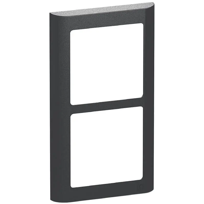 LK Fuga ramme SOFT 63 2x1m lodret - koksgrå