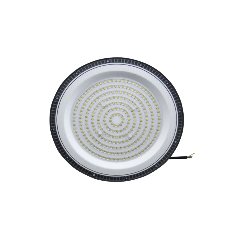 Plateo Sun 3 High Bay 200W LED Loftlys - Neutral Hvid, 230V, 90°, IP65, IK06, 309x65mm, Sort