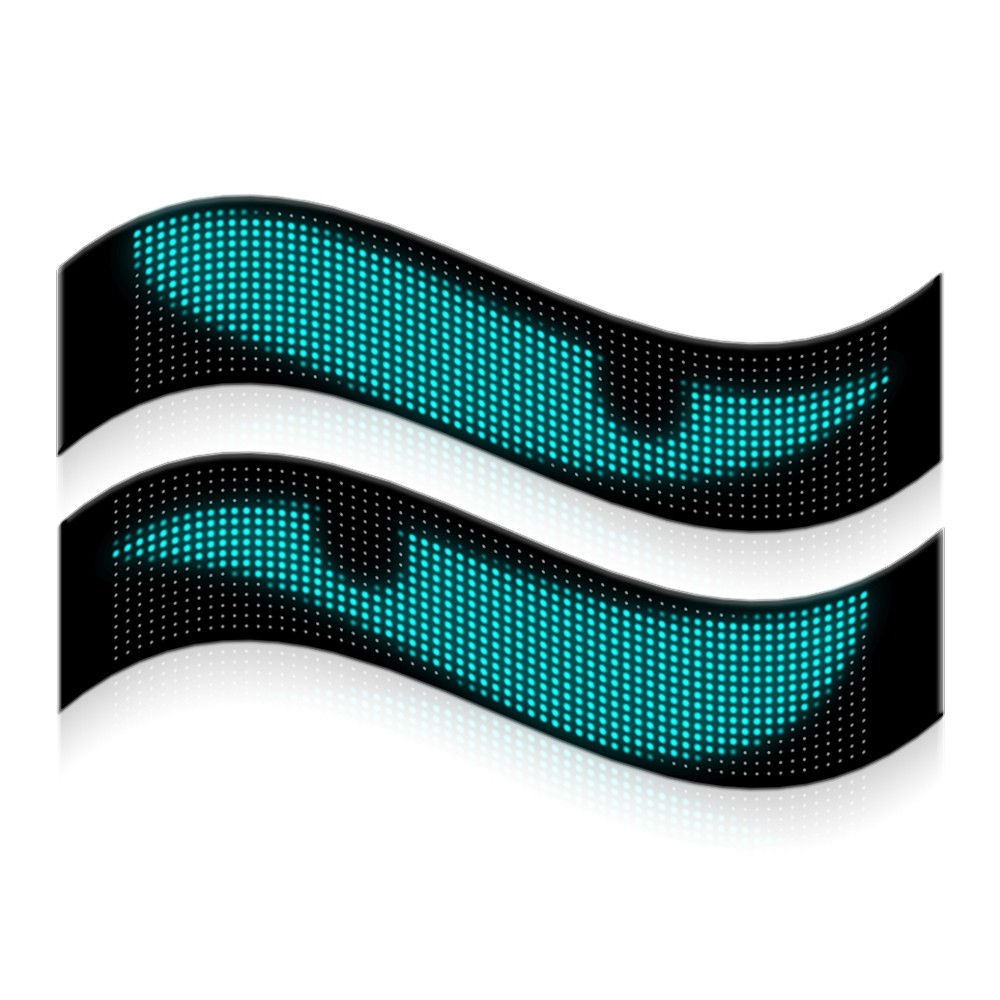 Pixel matrix panel 16x96 LED-display med Bluetooth-forbindelse og strømforsyning via 5V USB-port
