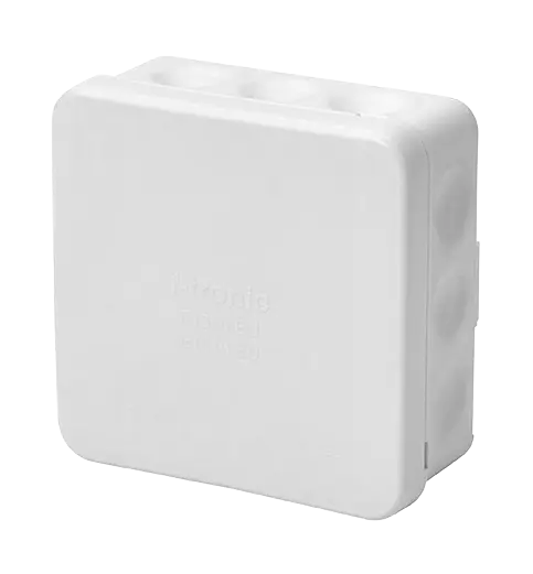 F-9 forgreningsdåse 85x85x37mm - Hvid