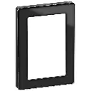 LK Fuga ramme PURE 66 glas 1½m - sort