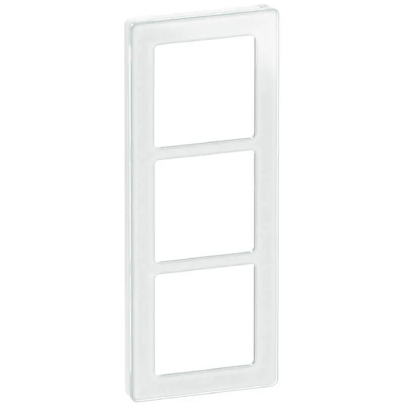 LK Fuga ramme PURE 66 glas 3x1m - hvid