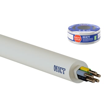 KABEL 5G1,5 NOIKLX 90 DCA LYSEGRÅ RG100