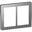 LK Fuga ramme PURE 66 2x1½m - stål