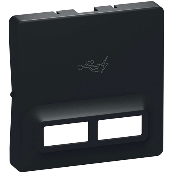 Fuga afdækning til 2 USB-ladere koksgrå