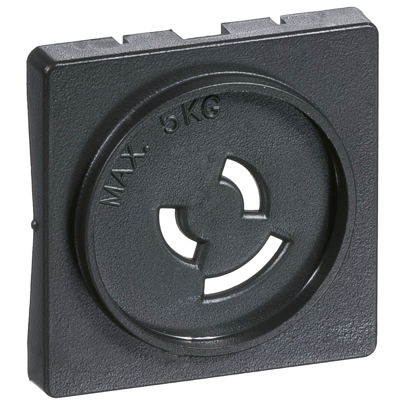 Fuga Afdækning lampestikkontakt 50x50 koksgrå