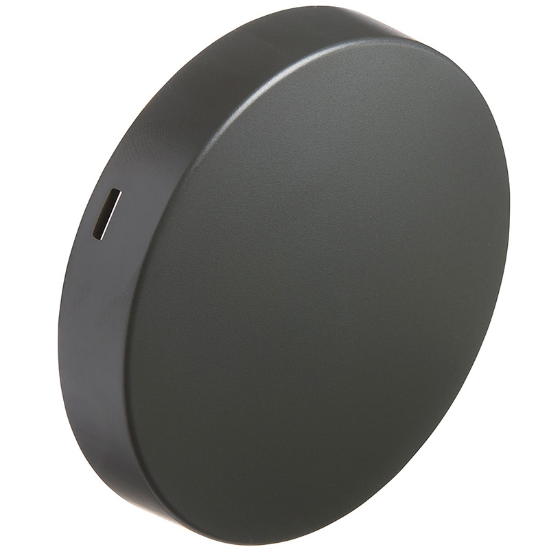 Afdækning for Ø83 sideindgang Koksgrå (Ny model)