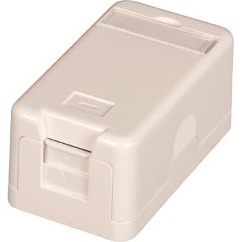 Officefit vægboks 1x Keystone hvid