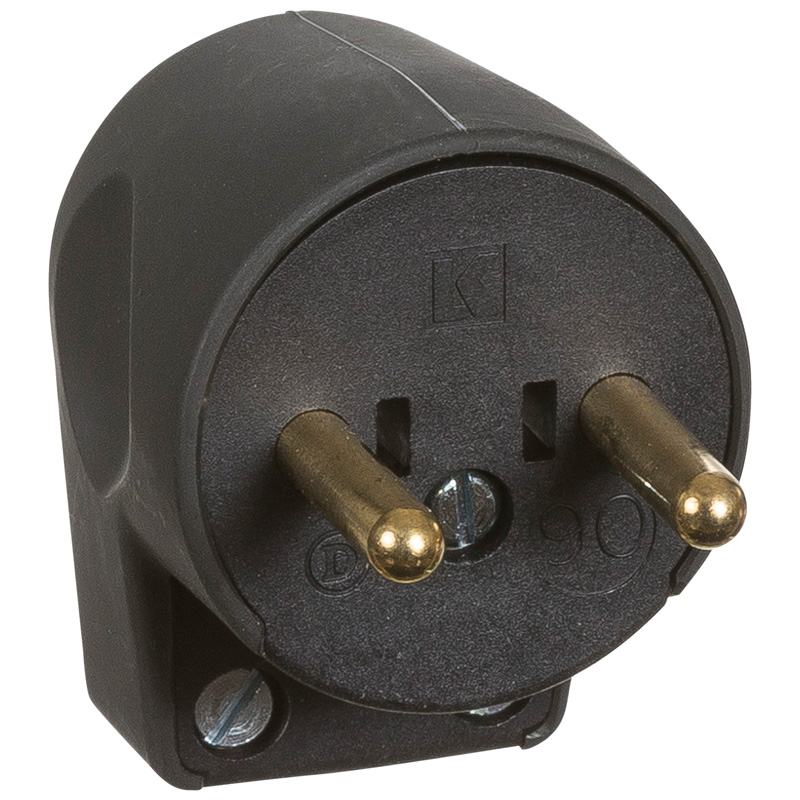 Stikprop u/jord rund vinkel koksgrå