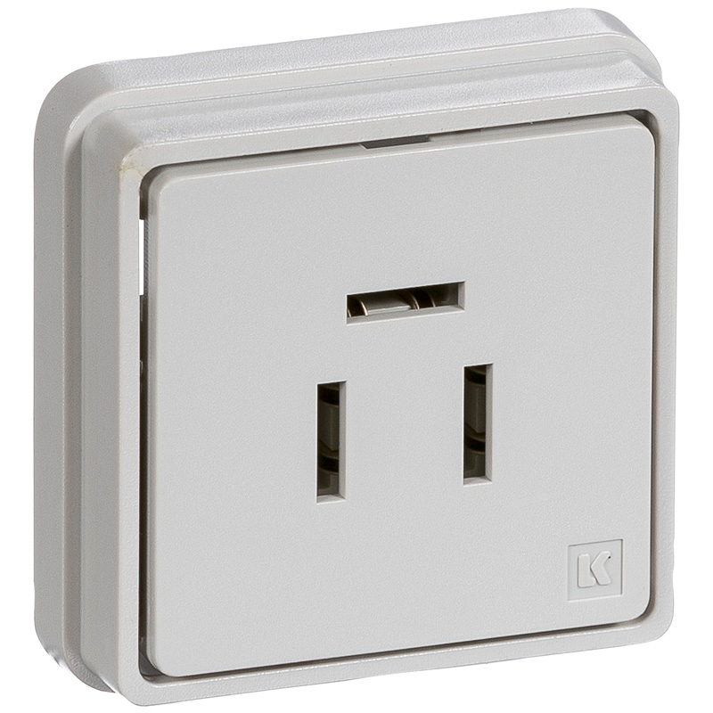 Fuga telefonudtag udvendig lysegrå