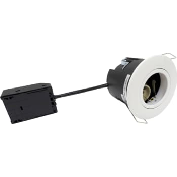 Downlight Uni Install G2 GU10 rund, mat hvid, inden- og udendørs