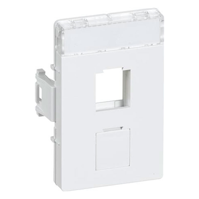 Keystone Fuga udtag 2xRJ45 hvid
