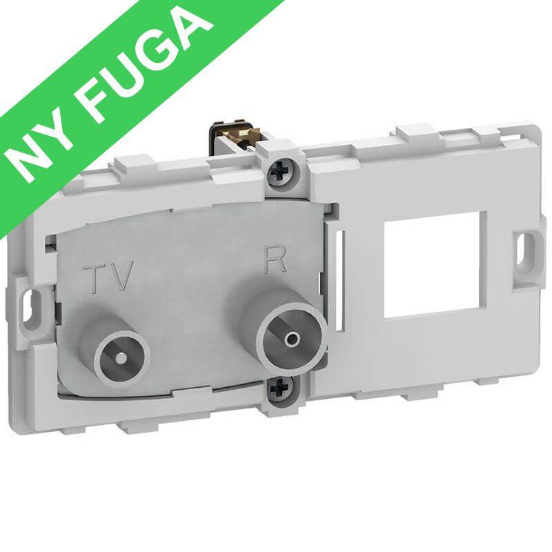Fuga dataudtag TV/T/RJ45 sløjfedåse TD34E 2m