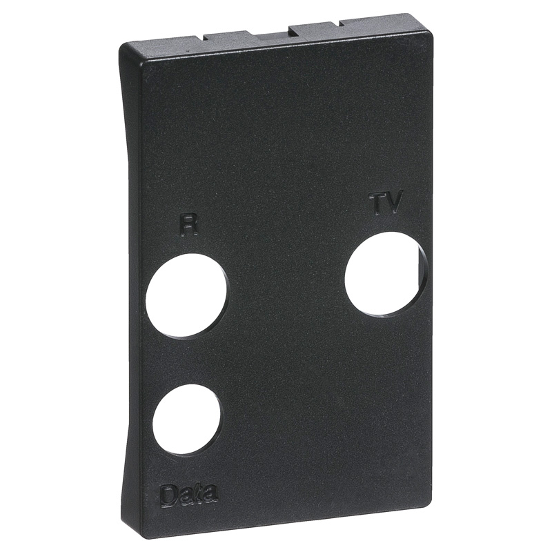 Afdækning TV / R / SAT T2 koksgrå