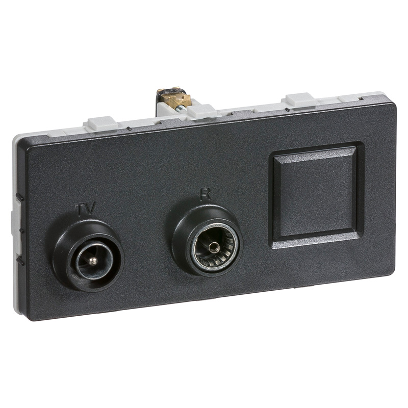 LK antenneudtag TV/R/RJ45 sløjfedåse TD312 - KG