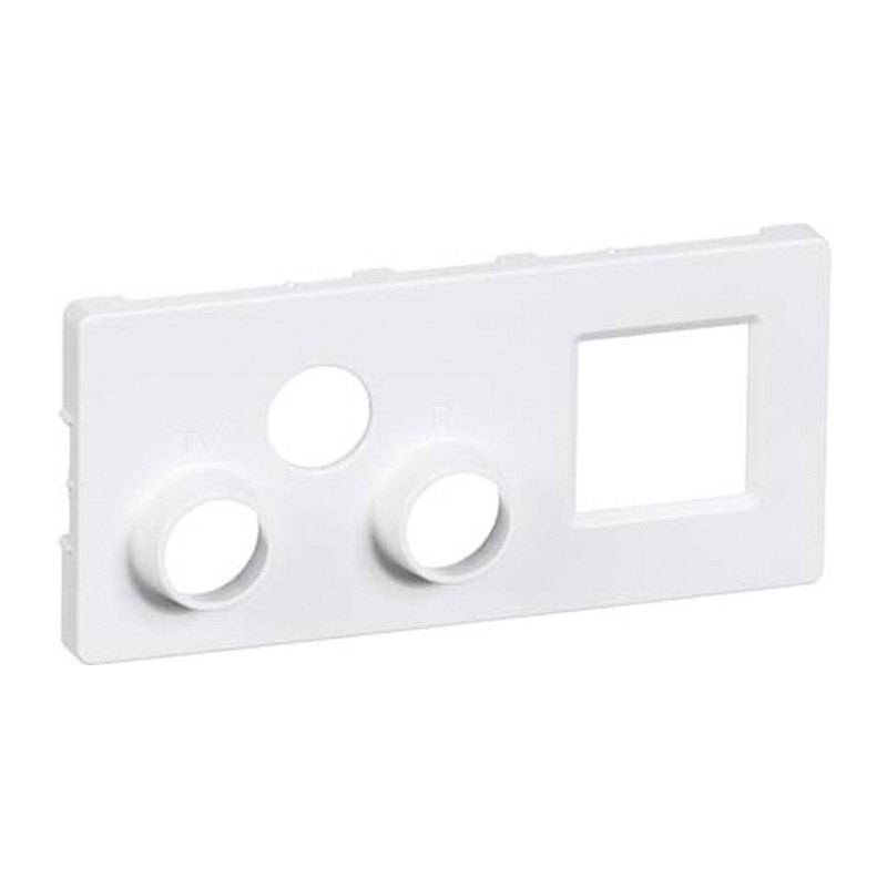 Reservedel afdækning for TV.R Sat og RJ45 hvid