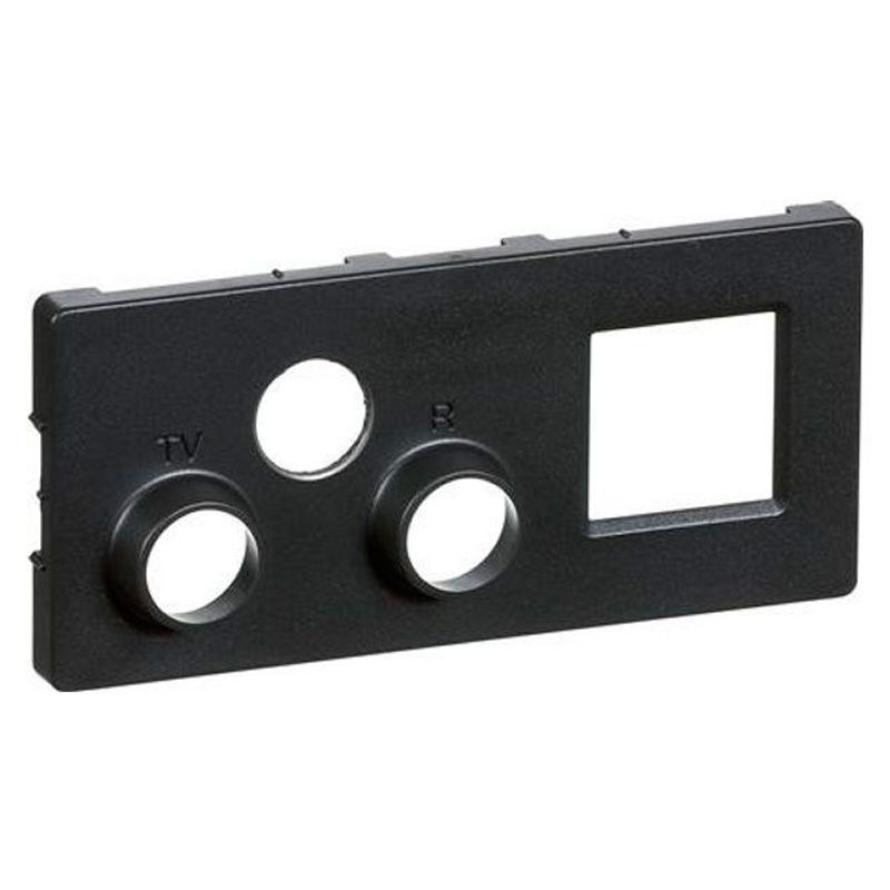 Reservedel afdækning for TV.R Sat og RJ45 koksgrå