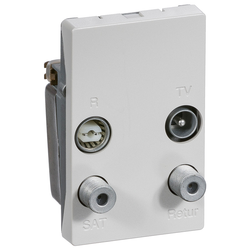 TV, Radio og SAT og returvejsstik T2 4 stik TD253D