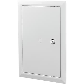 Inspektionslem IPL plast med lås 400x500 mm, hvid