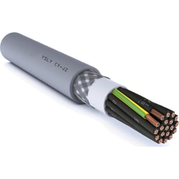 Styrekabel YSLCY-OZ 2x0,75mm² med kobberfletskærm