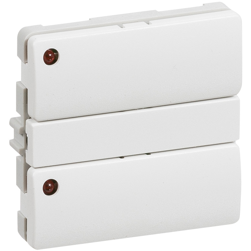 Fuga Svagstrømstryk 4 slutte og 2 lysdiode hvid