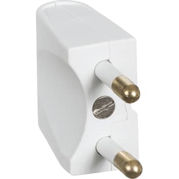 STIKPROP 2-P U/J FLAD LIGE HVID