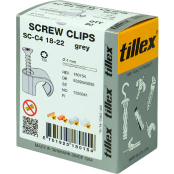 CLIPS MED TX20 SKSC-C4 18-22MM GRÅ