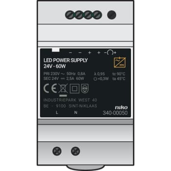 Modulær strømforsyning 24 Vdc, 60 W