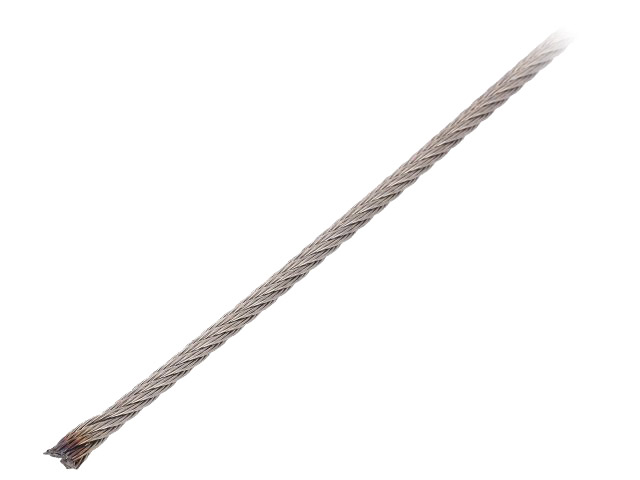 Stålwire - Ø3mm, 7x7 A4 rustfri stål (50m)