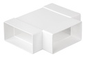 T-stykke - flad, 110x55mm