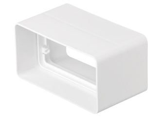 Rektangulær forbindelsesstykke - 110x66x55mm