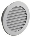 Rund ventilationsrist - Ø70mm, Grå