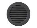 Rund ventilationsrist - Ø100mm, Grafit