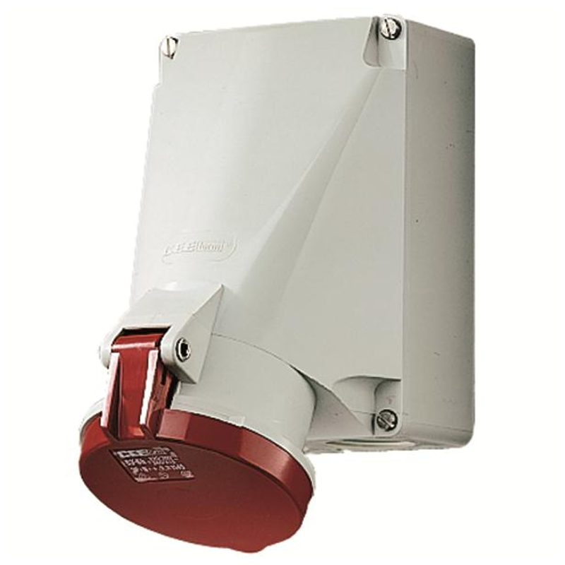 Mennekes CEE vægudtag 5 polet 63A 400V IP44