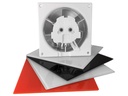 Ventilator - dRim Ø125, Fugtsensor, kugleleje, 8W