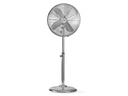 Gulvventilator - Ø40cm, 230V / 50W, 3 hastigheder, Krom