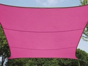 Rektangulært solsejl - 2 x 3m, FUCHSIA
