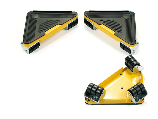 Møbelflytter m. løftegreb - Heavy Duty, Max 100kg (4 dele)