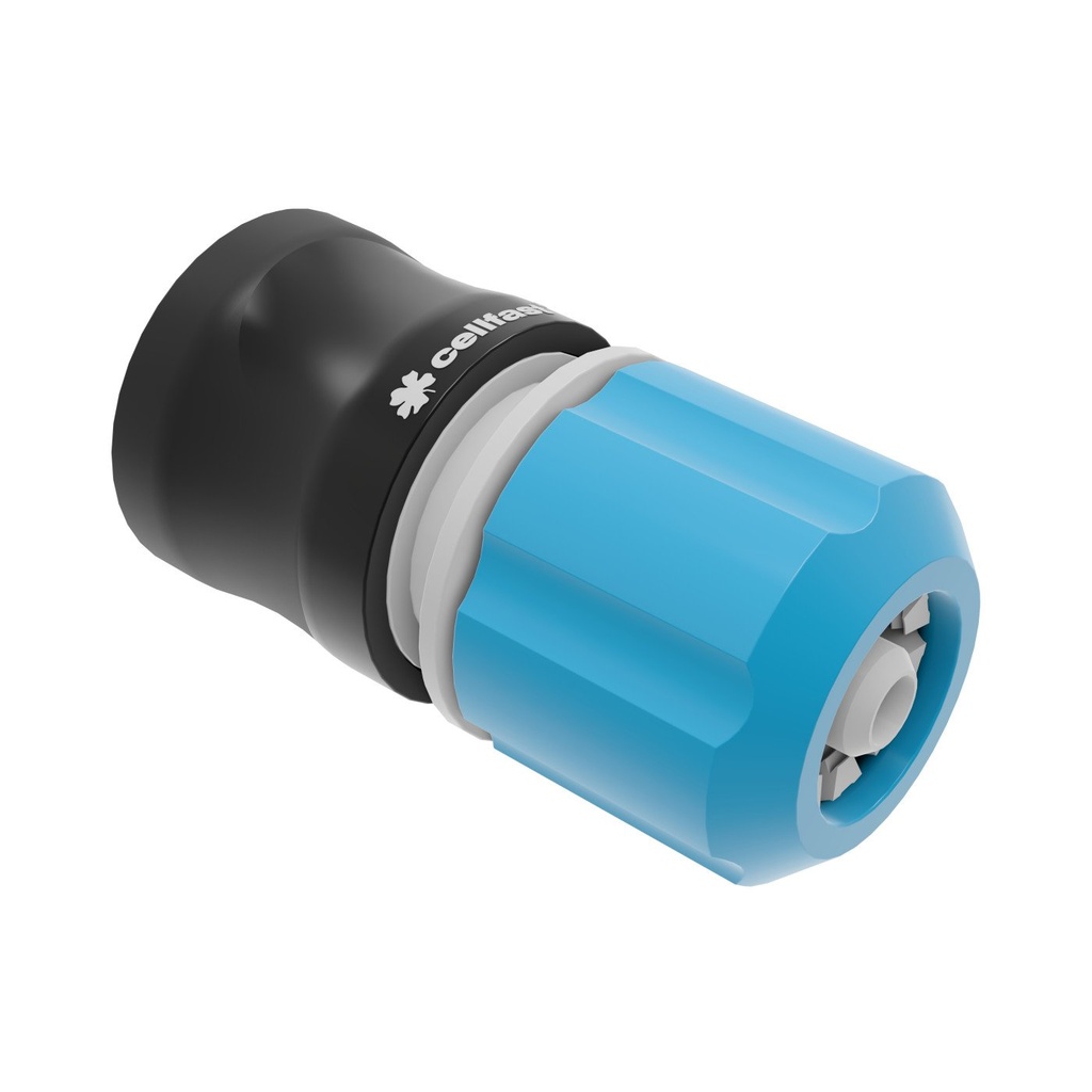 Vandslangekobling m. stop - ERGO™, 3/8"