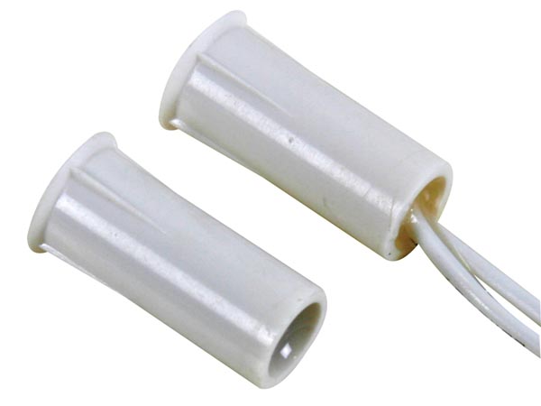 REED kontakt - Magnetisk (0,1A ved 30Vdc - NC) m. ledning