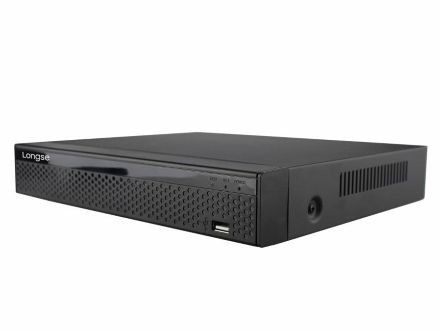 HD NVR netværksvideooptager - 9 x IP kam., 4 x PoE, 4K 8MP