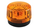 LED blinklys - 12Vdc, Ø100mm, IP20, Orange