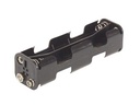 Batteriholder til 8xAA-bat. (m. knapterminaler)