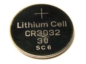 CR3032 Lithium knapcelle - 3V / 500mAh (1 stk.)