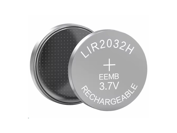 LIR2032H Genopladelig LiION knapcelle - 3,6V 70mAh