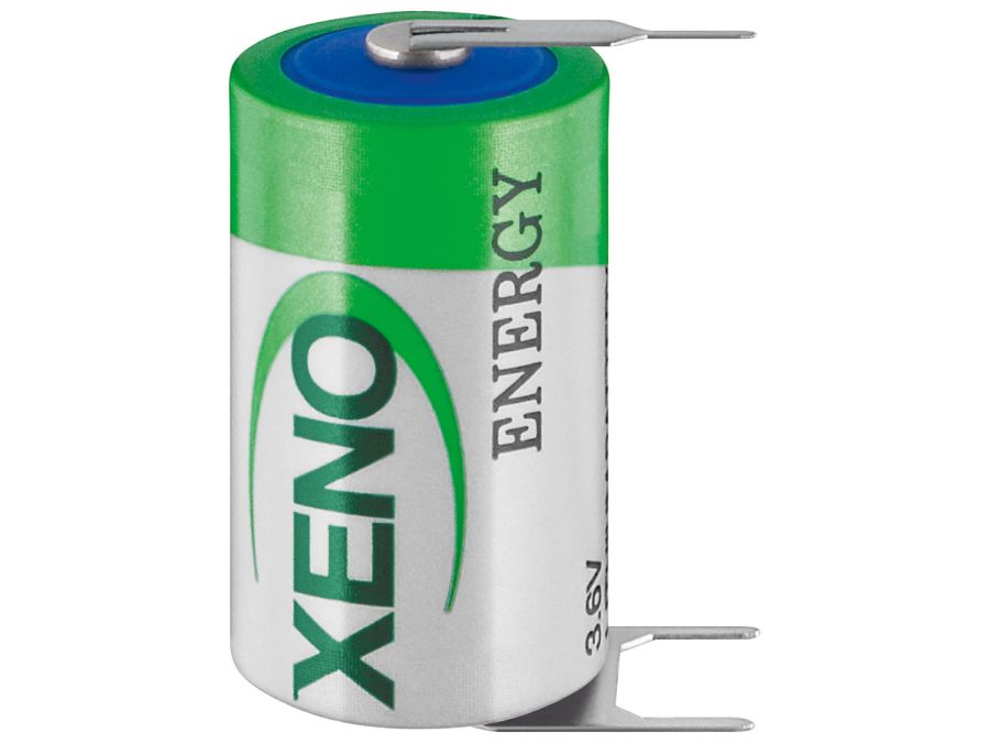 ER14250 1/2AA lithiumbat. m. printben 3,6V / 1200mAh